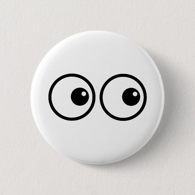 Eye Balls 2 Inch Round Button (Front)