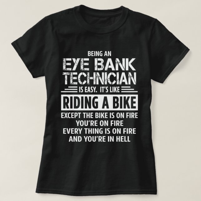 Eye Bank Technician T-Shirt (Design Front)