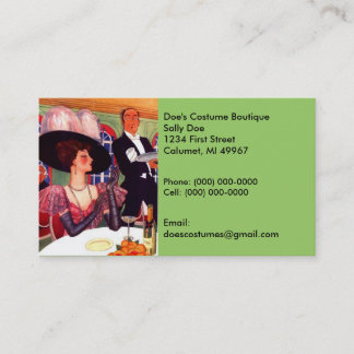 Eye-candy Vintage Fashions Costumes Business Card