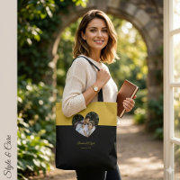 Eye-casing Heart Couple Gold and Black
