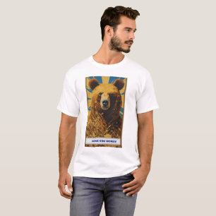  Eye-catching bear motif that expresses your love  T-Shirt