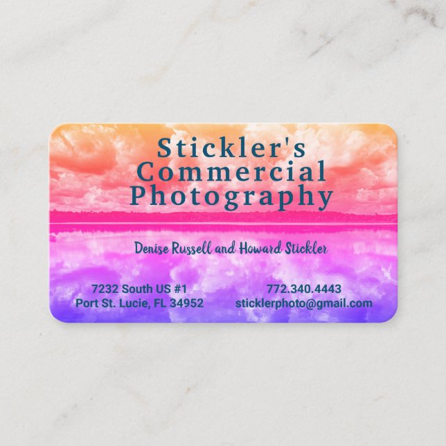 Eye-Catching Business Card (Front)
