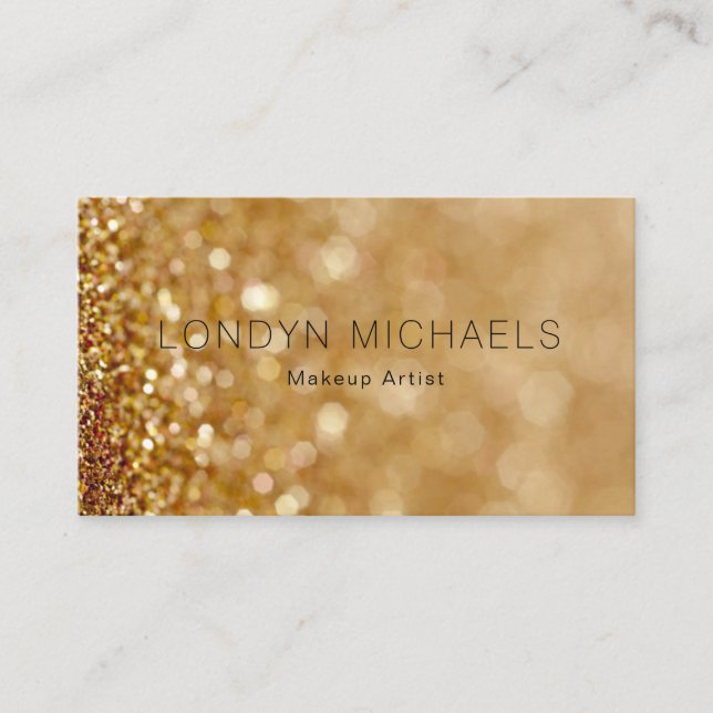 Eye catching, chic design business card (Front)
