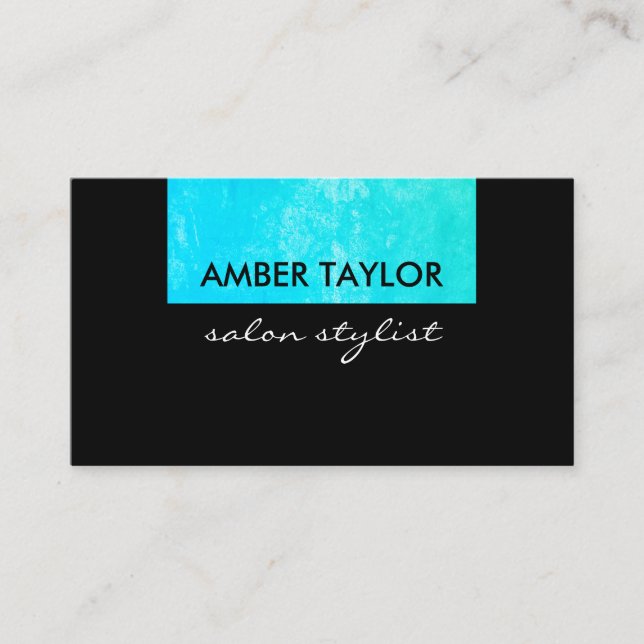 Eye Catching Colourful Grunge Business Card (Front)