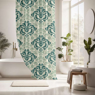 Eye-catching decorative Green Harmony Damask