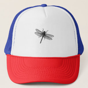 eye-catching dragonfly accessory trucker hat
