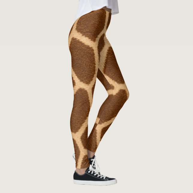 Eye Catching Giraffe Pattern Gentle Stylish Leggings (Right)