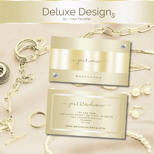 Eye Catching Gold Effect Professional and Elegant Business Card