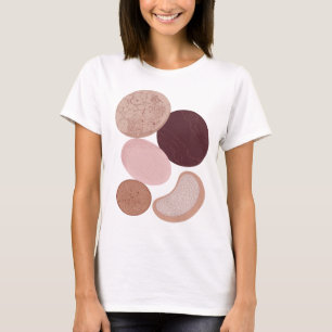 Eye-Catching Grey ABSTRACT ART Graphic Design T-Shirt