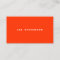 Eye Catching Modern Orange Minimalistic