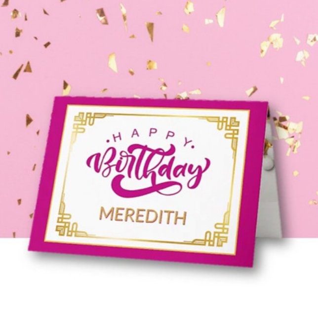 Eye Catching! Personalized Happy Birthday Card (Creator Uploaded)