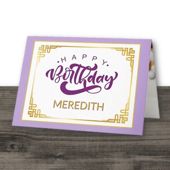 Eye Catching! Personalized Happy Birthday Card (Creator Uploaded)