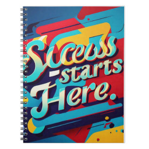 "Eye-Catching Success Art" Notebook