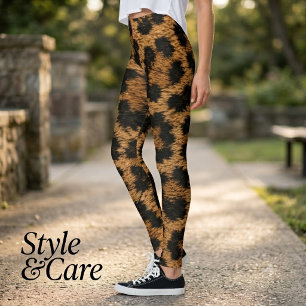 Eye Catching Trendy Leopard Pattern Stylish Leggings