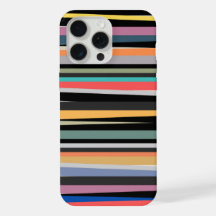 Eye-catching With Bright And Happy Stripes Design iPhone 15 Pro Max Case