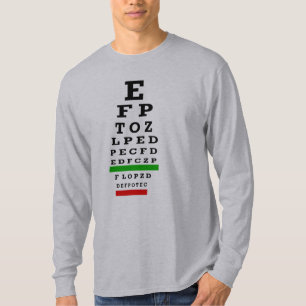 EYE CHART Gifts T-Shirt