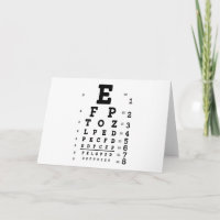 Eye Chart Optometrist
