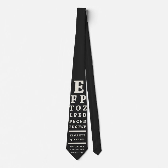 Eye Chart Tie (Front)