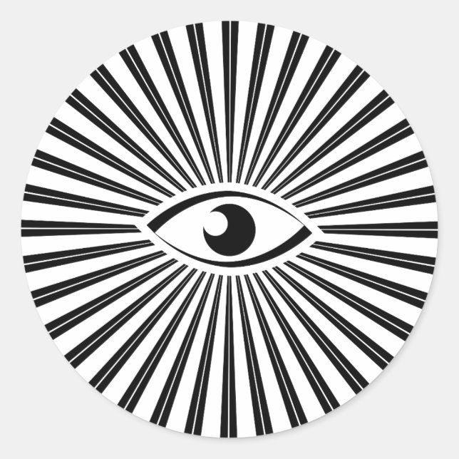 Eye Classic Round Sticker (Front)