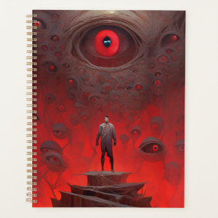 Eye Creatures Surreal Horror Art Planner