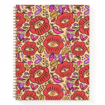 Eye Doodle Manifest Spiral Notebook