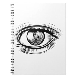 eye dragonfly notebook