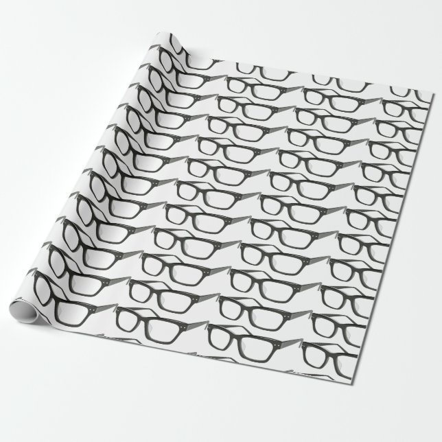 Eye Glasses Wrapping Paper (Unrolled)