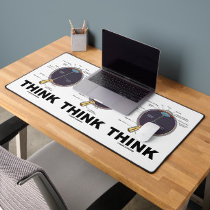 Eye (I) Think Anatomical Geek Humor Desk Mat