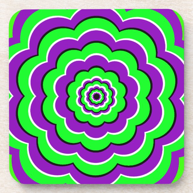 Eye Illusion Coaster Set (Front)