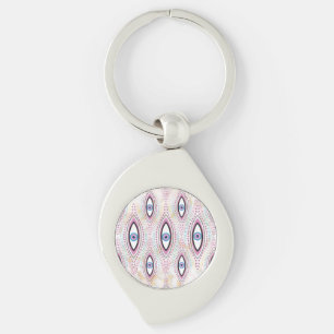 Eye Illustrated evil eye colourful Keychain