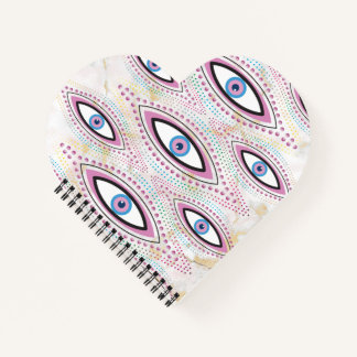 Eye Illustrated Notebook Journal heart book