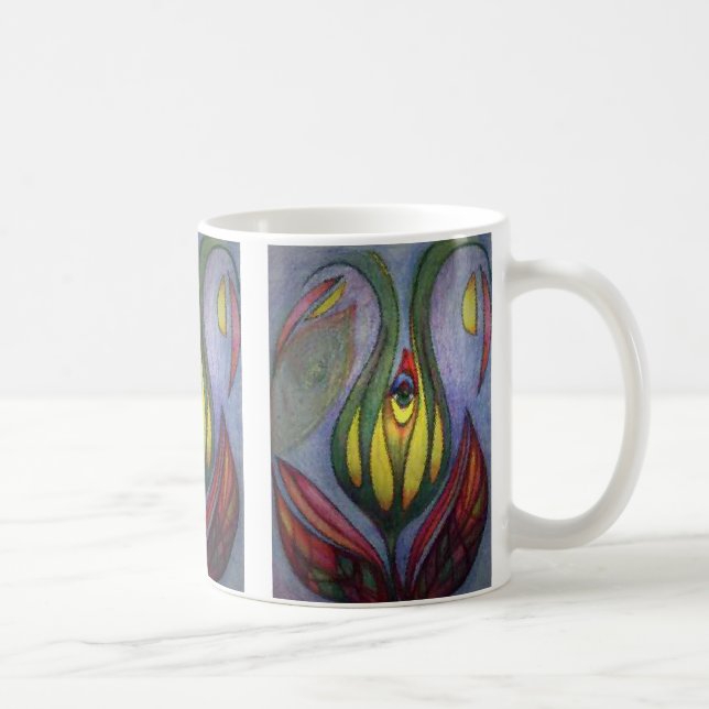 Eye in Calyx by Vicktorya Stone Coffee Mug (Right)