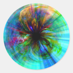 Eye in Orion Classic Round Sticker