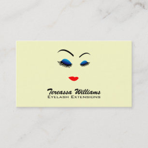 Eye Lash Extensions Business Cards