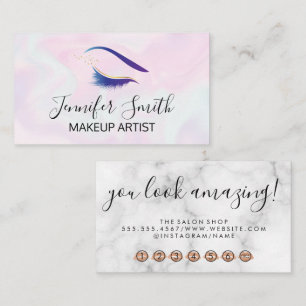 Eye Lashes   Beauty Loyalty Card