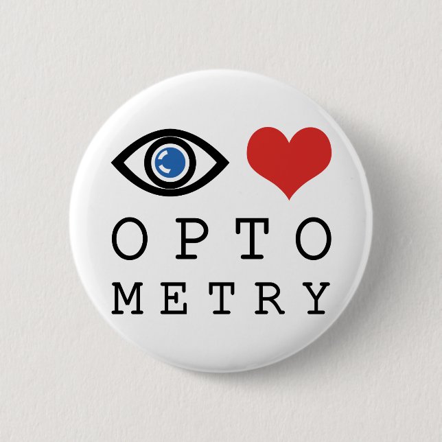 Eye Love Optometry 2 Inch Round Button (Front)