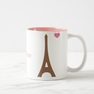 eye love... Two-Tone coffee mug