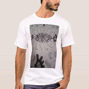Eye Mandala — Black and White Mandala Pattern Art T-Shirt