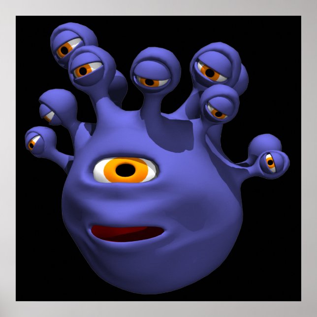 Eye Monster Poster (Front)