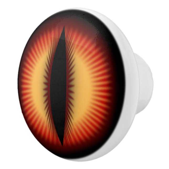 Eye of a dragon ceramic knob (Right)