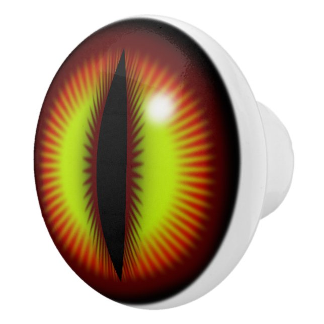 Eye of a dragon ceramic knob (Right)