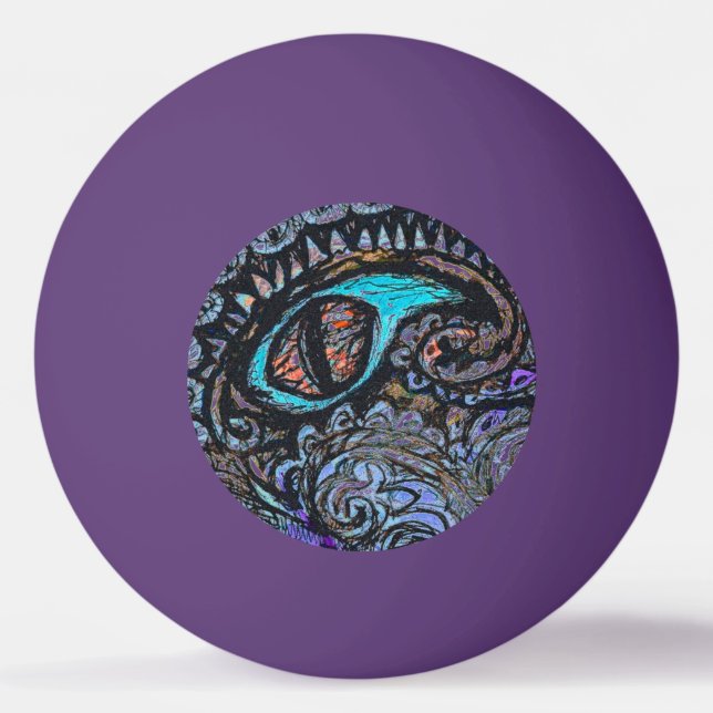 Eye of a Sea Monster Ping Pong Ball (Front)