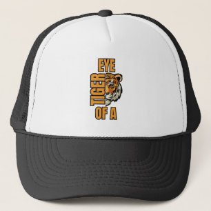 Eye Of A Tiger Fierce and Bold Personalized Trucker Hat