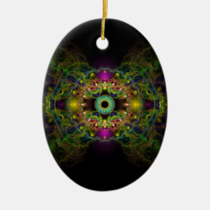 Eye of God - Vesica Piscis Ceramic Ornament