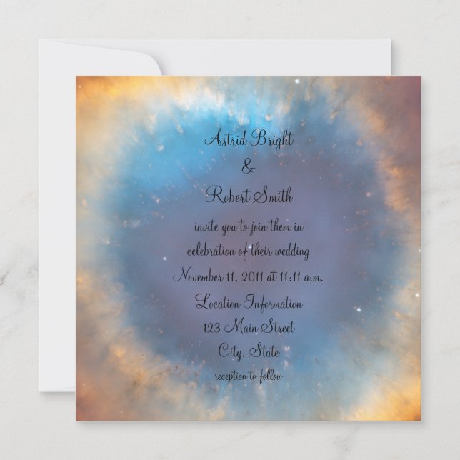 Eye of God Wedding Invitation (Front)