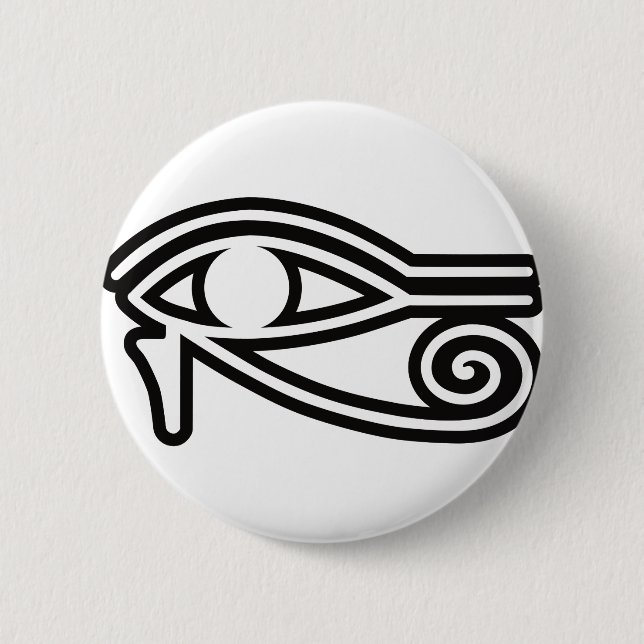 Eye_of_Horus 2 Inch Round Button (Front)