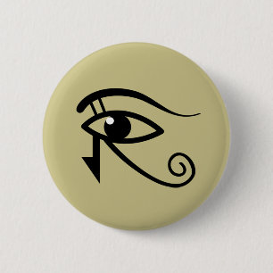 Eye of Horus 2 Inch Round Button