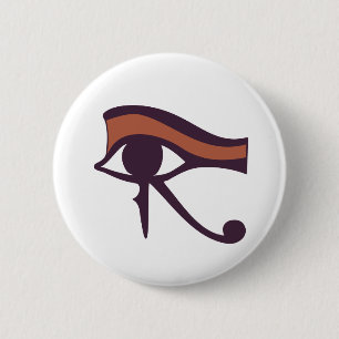 Eye of Horus 2 Inch Round Button