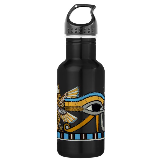 Eye of Horus 532 Ml Water Bottle (Front)