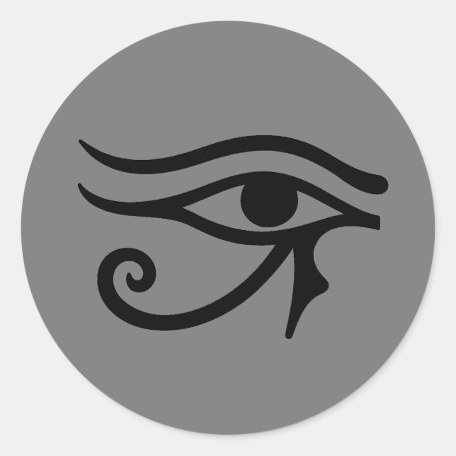 Eye of Horus Classic Round Sticker (Front)
